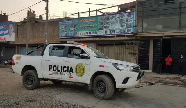 Policías de la Comisaría de Santa Isabel se encuentran a cargo de las investigaciones. Foto: Mary Luz Aranda/URPI - LR