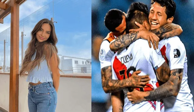 Natalie Vértiz envía buenas vibras a la selección peruana. Foto: Natalie Vértiz/Christian Cueva/Instagram