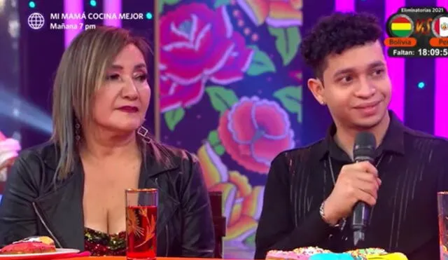 Flor de Huaraz y Junior Marcano hablan sobre su historia de amor en El reventonazo de la chola. Foto: captura de América TV