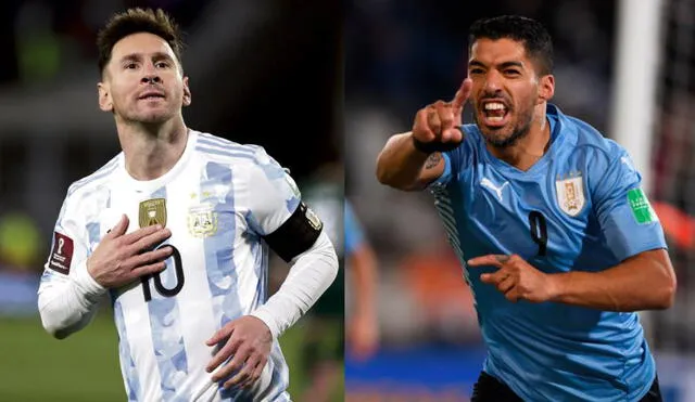 Argentina vs. Uruguay EN VIVO online vía Fútbol Libre por las Eliminatorias Qatar 2022. Foto: EFE /Composición La República