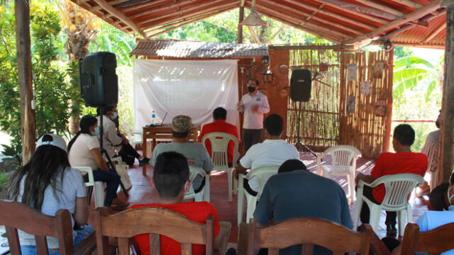 Guardaparques voluntarios de tres distritos de Amazonas participaron en pasantía organizada por el ACR BTESM. Foto: ACR BTESM
