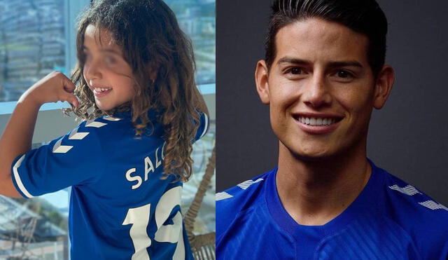 Salomé es la hija mayor del futbolista colombiano James Rodríguez y la modelo Daniela Ospina. Foto: composición/ Instagram