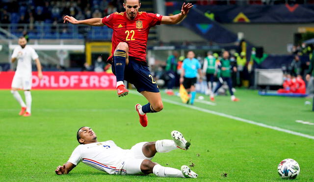 España no pudo sostener la ventaja y terminó perdiendo ante Francia. Foto: EFE