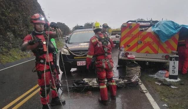 Accidente de tránsito se registró la mañana del sábado en la vía Cusco - Quillabamba. Foto: Andina