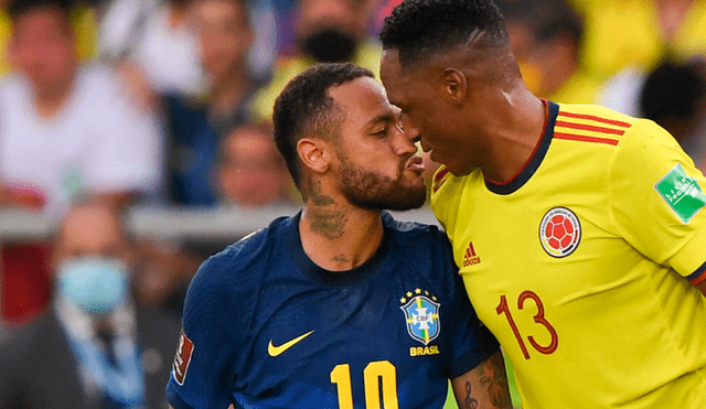 Brasil y Colombia igualan por Eliminatorias Qatar 2022 desde Barranquilla. Foto: AFP