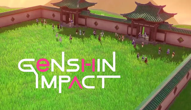 Para esta versión de Squid game en Genshin Impact, el youtuber utilizó a todos los personajes jugables del título. Foto: YouTube / Genshashin / composición La República