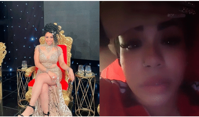 La cantante Mirella Paz contó en historias de Instagram lo que pasó con su celular y que ahora usa el teléfono de su mamá. Foto: Mirella Paz/captura Instagram