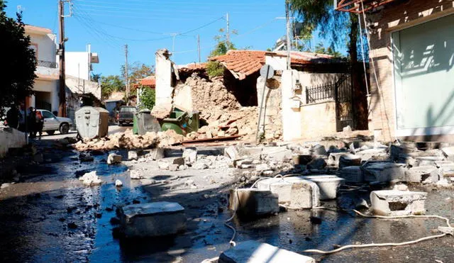 El epicentro del sismo fue en la localidad de Palekastro. Foto: EFE