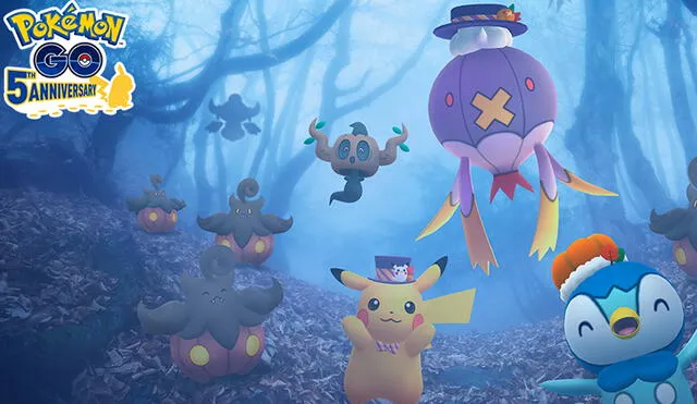 El evento de Halloween de Pokémon GO se realizará en dos fases y tendrá como principales protagonistas a Darkrai, Mega Absol, Phantump y Pumpkaboo. Foto: Niantic