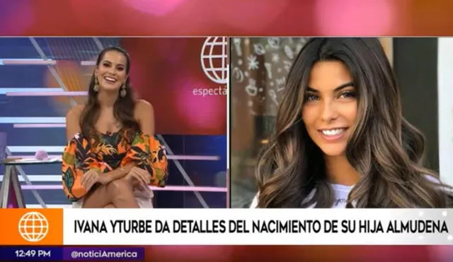 Ivana Yturbe reveló detalles sobre su hija. Foto: captura de América TV