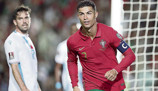 Imparable. Cristiano sumó su gol número 115 con Portugal. Foto: difusión