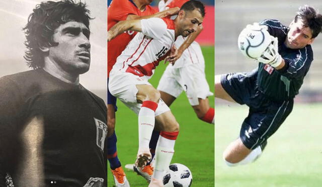 En el historial del seleccionado, son cuatro los jugadores nacidos en el país que Perú apoyó en la guerra de las Malvinas. Foto: Composición LR/Instagram de los personajes.