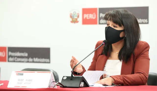 Mirtha Vásquez juró el cargo de primera ministra el pasado miércoles 6 de octubre. Foto: PCM