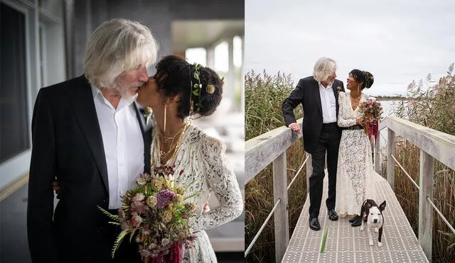 La quinta es la vencida. Roger Waters se casó en una ceremonia íntima. Foto: composición La República/ Facebook Roger Waters