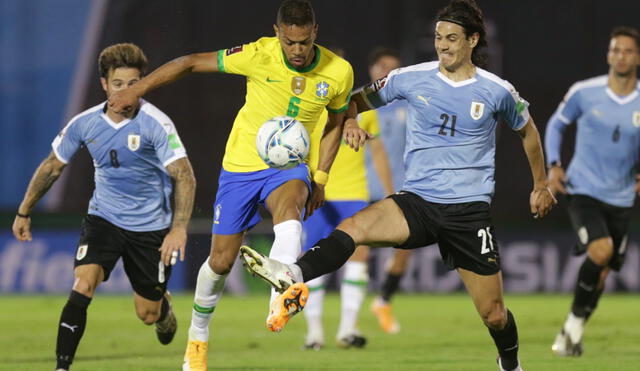 Brasil nunca ha perdido en condición de local contra Uruguay por eliminatorias. Foto: EFE