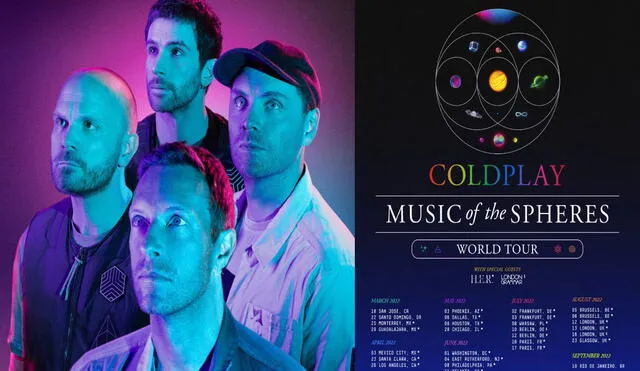 Coldplay visitó a Perú en 2016 y tocó en el Estadio Nacional. Foto: Instagram
