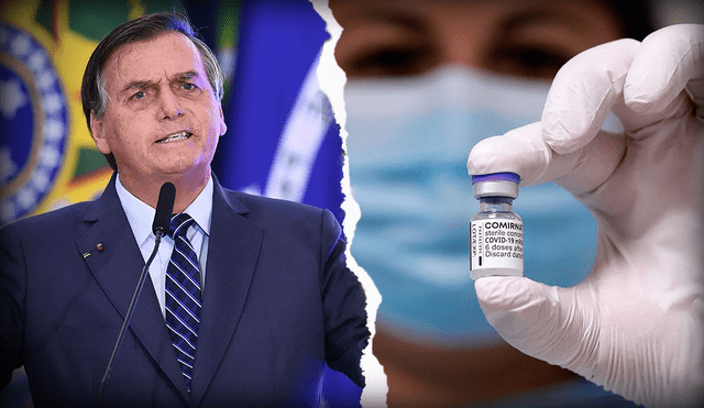 Jair Bolsonaro, quien contrajo el coronavirus en julio de 2020, es muy criticado por su gestión de la crisis sanitaria en su país. Foto: composición/AFP-EFE