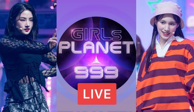 Sigue en vivo el streaming del capítulo 11 de Girls Planet 999. Foto: composición Mnet