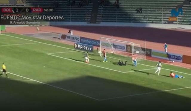 Bolivia vs Paraguay. Foto: Captura Movistar Deportes.