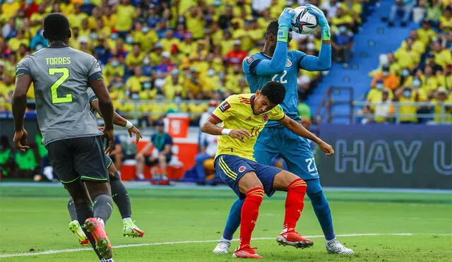 El Colombia vs. Ecuador se mantiene en un empate sin anotaciones. Foto: Conmebol