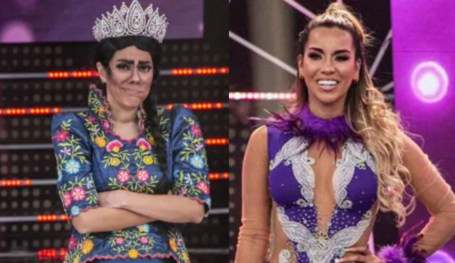 Gabriela Herrera ha sido tildada de soberbia por sus compañeras de Reinas del show. Foto: captura de América TV