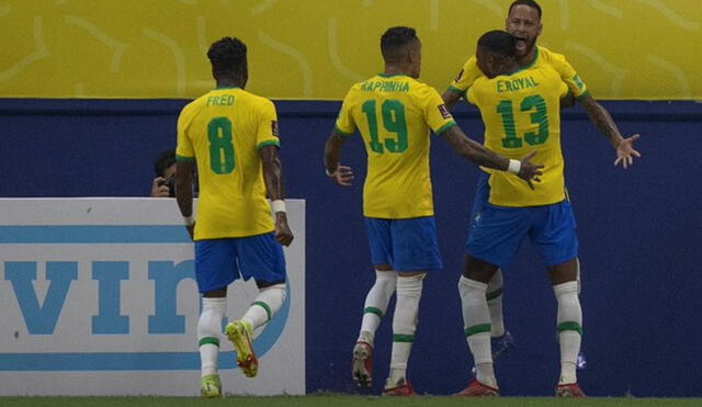 Brasil llegó a los 31 puntos en las eliminatorias y se mantiene como único líder. Foto: Twitter @CONMEBOL
