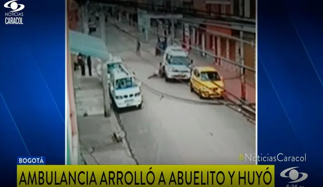 Las cámaras de seguridad captaron el suceso en Colombia. Foto: captura de Noticias Caracol