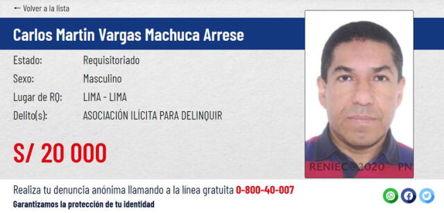 Vargas Machuca fue sentenciado por tráfico de influencias en segunda instancia el pasado 7 de setiembre. Foto: Ministerio del Interior.