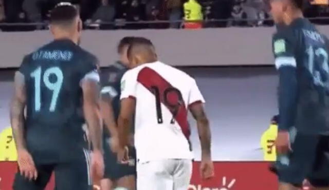 La selección peruana cayó 1-0 ante Argentina. Foto: captura de pantalla Movistar Deportes