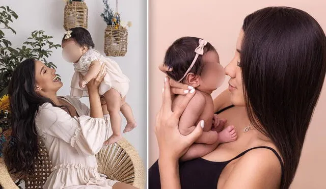 Samahara Lobatón dio a luz a su hija Xianna el 15 de octubre del 2020. Foto: composición Instagram