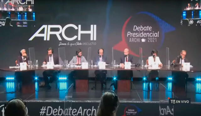 El primer debate radial se dio este viernes en Chile. Foto: captura de T13