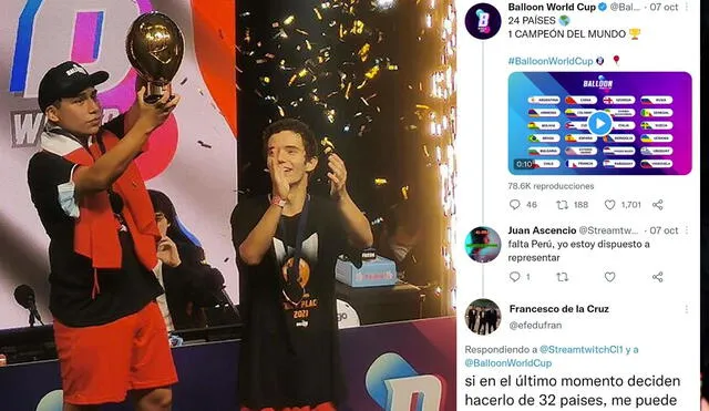 Gerard Piqué se contactó con el peruano Francesco de la Cruz para que participará en el Balloon World Cup. Fotos: Balloon World Cup
