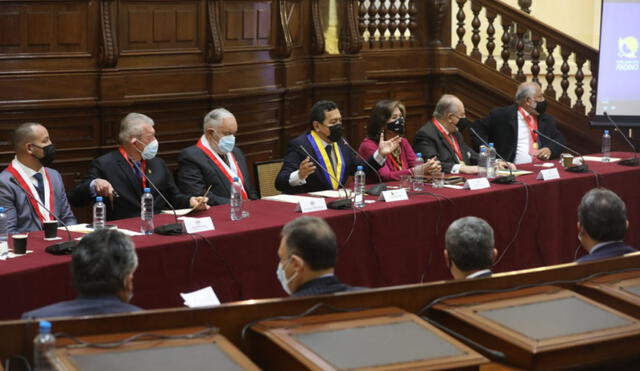 Los miembros del Perú que representan el Parlamento Andino son de las bancadas de Perú Libre, Renovación Popular, Acción Popular, Fuerza Popular y Avanza País. Foto: Congresoo