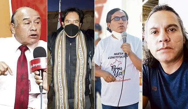 Dirigentes del partido del lápiz recuerdan las promesas de Castillo y le recuerdan la agenda de Perú Libre. Foto: composición La República