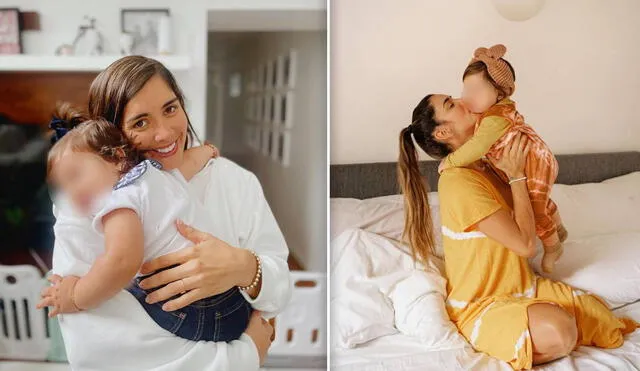 "No quiero ni imaginar lo que sienten nuestros bebés cuando se enferman y no tienen forma de hacernos saber", escribió Korina Rivadeneira en redes sociales. Foto: composición Instagram