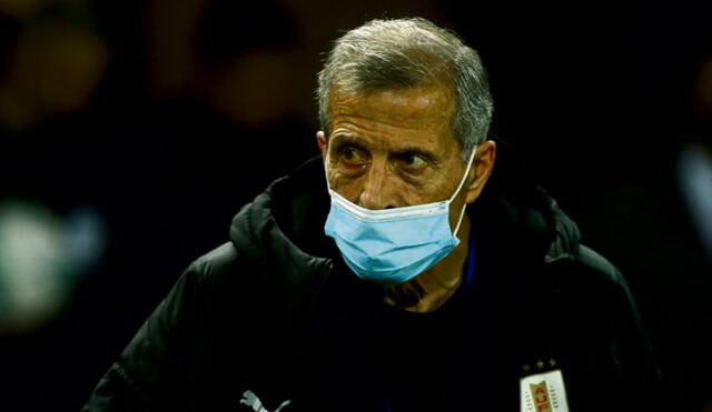 Óscar Tabárez dirige a la selección de Uruguay desde 2006. Foto: AFP