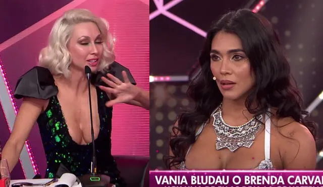 La influencer y modelo no convenció con su presentación en Reinas del show. Foto: Captura / América TV