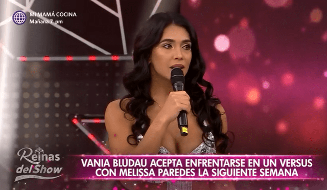 Vania Bludau peleará su cupo en el programa con la conductora Melissa Paredes. Foto: captura América TV