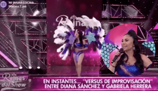 Yolanda Medina comentó en Reinas del show que una vedette canta y baila en vivo. Foto: Reinas del show.