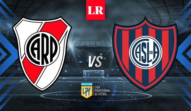 River Plate vs. San Lorenzo EN VIVO por la Liga Profesional de Fútbol de Argentina. Foto: composición GLR