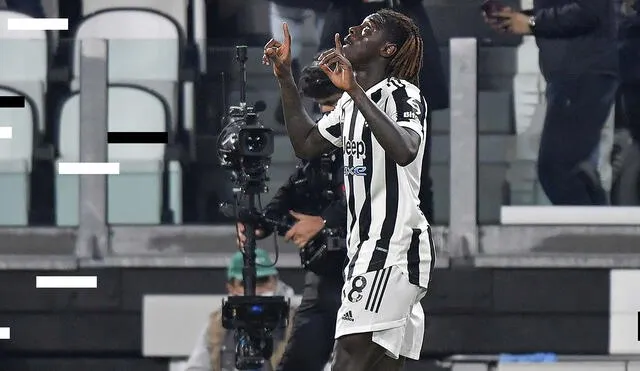 Moise Kean abrió el marcador en el Juventus Stadium. Foto: Juventus