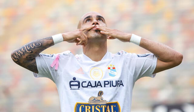 Marcos Riquelme llegó esta temporada a Sporting Cristal. Foto: Liga 1