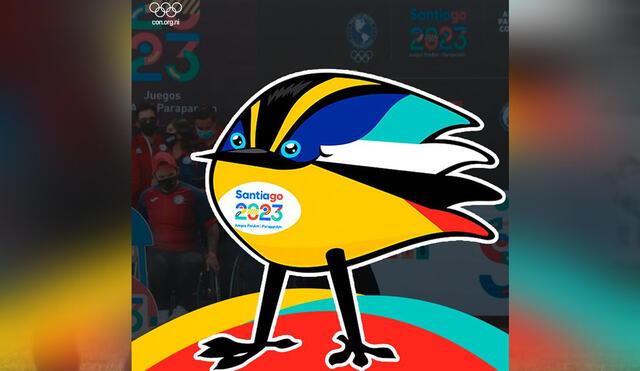 Fiu: mascota oficial de los Juegos Panamericanos Santiago 2023. Foto: Santiago 2023/Twitter