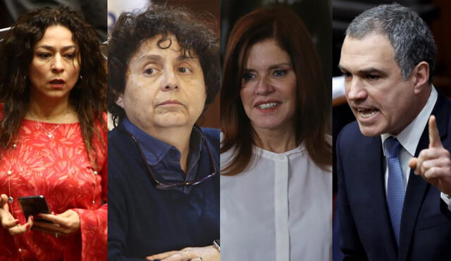 Cecilia Chacón, Susel Paredes, Mercedes Araoz y Salvador del Solar serían algunos de los políticos perjudicados por Migraciones. Foto: composición/La República