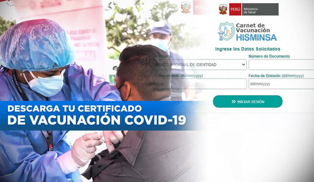 Cómo obtener mi certificado de vacunación COVID-19 en Perú. Puedes usar tu celular para escanear el código QR y almacenarlo en cualquier dispositivo. Foto: composición Gerson Cardoso/LR/Minsa/Facebook