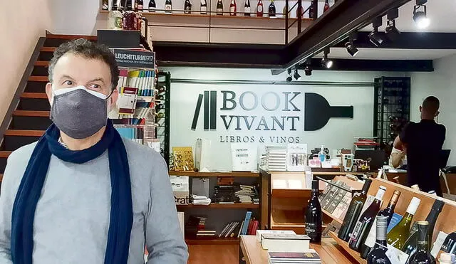 Representante. La librería Book Vivant tiene ahora más seguidores, dice Guillermo Rivas. Foto: difusión