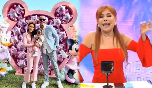 Magaly Medina cuestionó que la fiesta de Samahara Lobatón no se haya realizado gracias al canje. Foto: Instagram / captura ATV