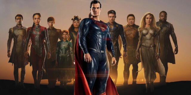 Video promocional de Eternals del UCM hace mención de Superman del Universo de DC. Foto: composición / DC / Marvel