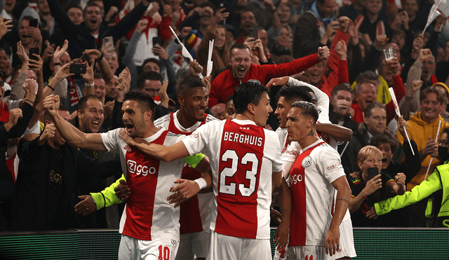 El Ajax se encamina para octavos tras esta nueva victoria. Foto: UEFA Champions League