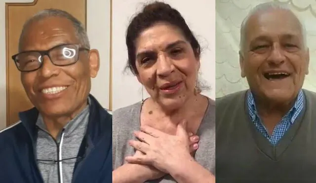 Óscar Centeno, Lourdes Carhuas y Luis Ángel Reddel agradecen a sus fans tras fin de La voz senior. Foto: composición/ Instagram
